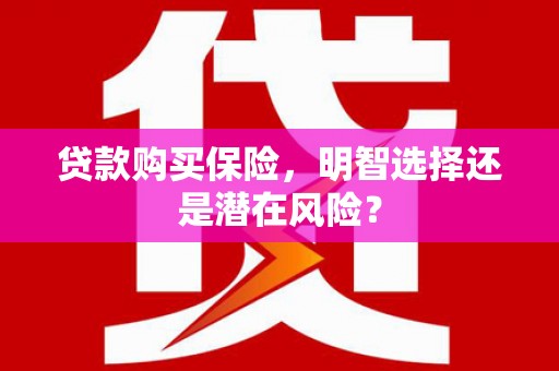 万年贷款购买保险，明智选择还是潜在风险？
