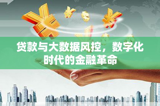 钦北贷款与大数据风控，数字化时代的金融革命