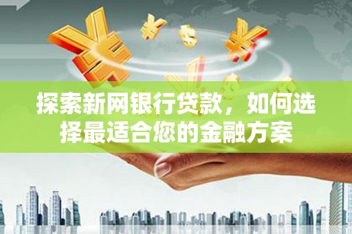 温岭探索新网银行贷款，如何选择最适合您的金融方案