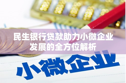 皇姑民生银行贷款助力小微企业发展的全方位解析