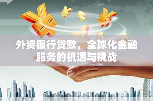 邯郸外资银行贷款，全球化金融服务的机遇与挑战
