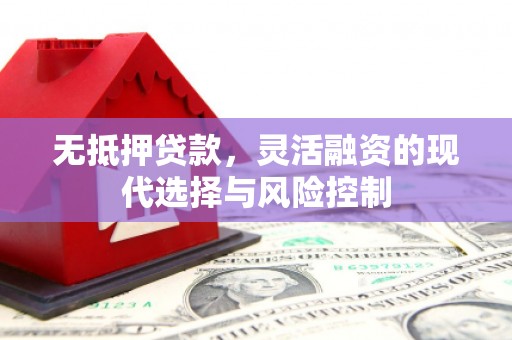 汉阳无抵押贷款，灵活融资的现代选择与风险控制