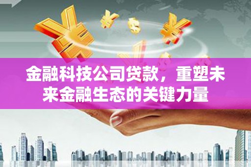 皋兰金融科技公司贷款，重塑未来金融生态的关键力量