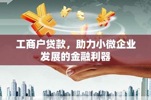 邵阳工商户贷款，助力小微企业发展的金融利器