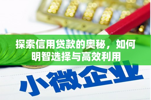 云岩探索信用贷款的奥秘，如何明智选择与高效利用