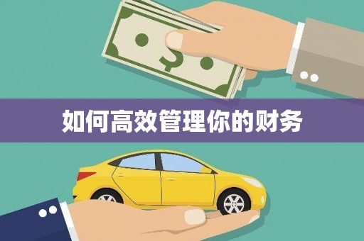无极如何高效管理你的财务