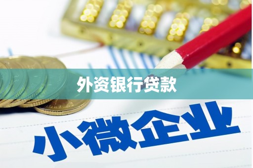 那玛夏外资银行贷款