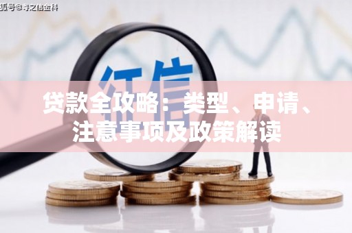 泸西贷款全攻略：类型、申请、注意事项及政策解读